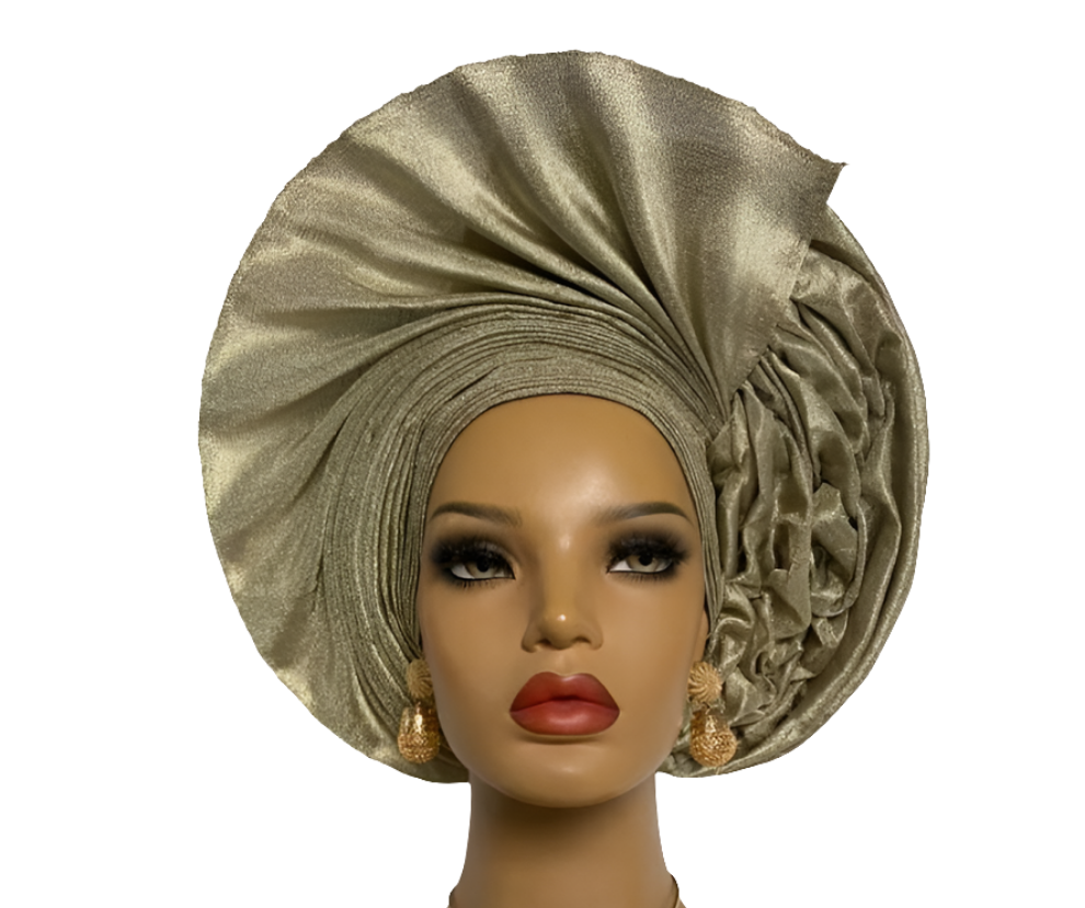 100% Original Aso-oke Aso Oke Auto Gele